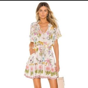 Spell Mini Dress Size S - wild bloom print